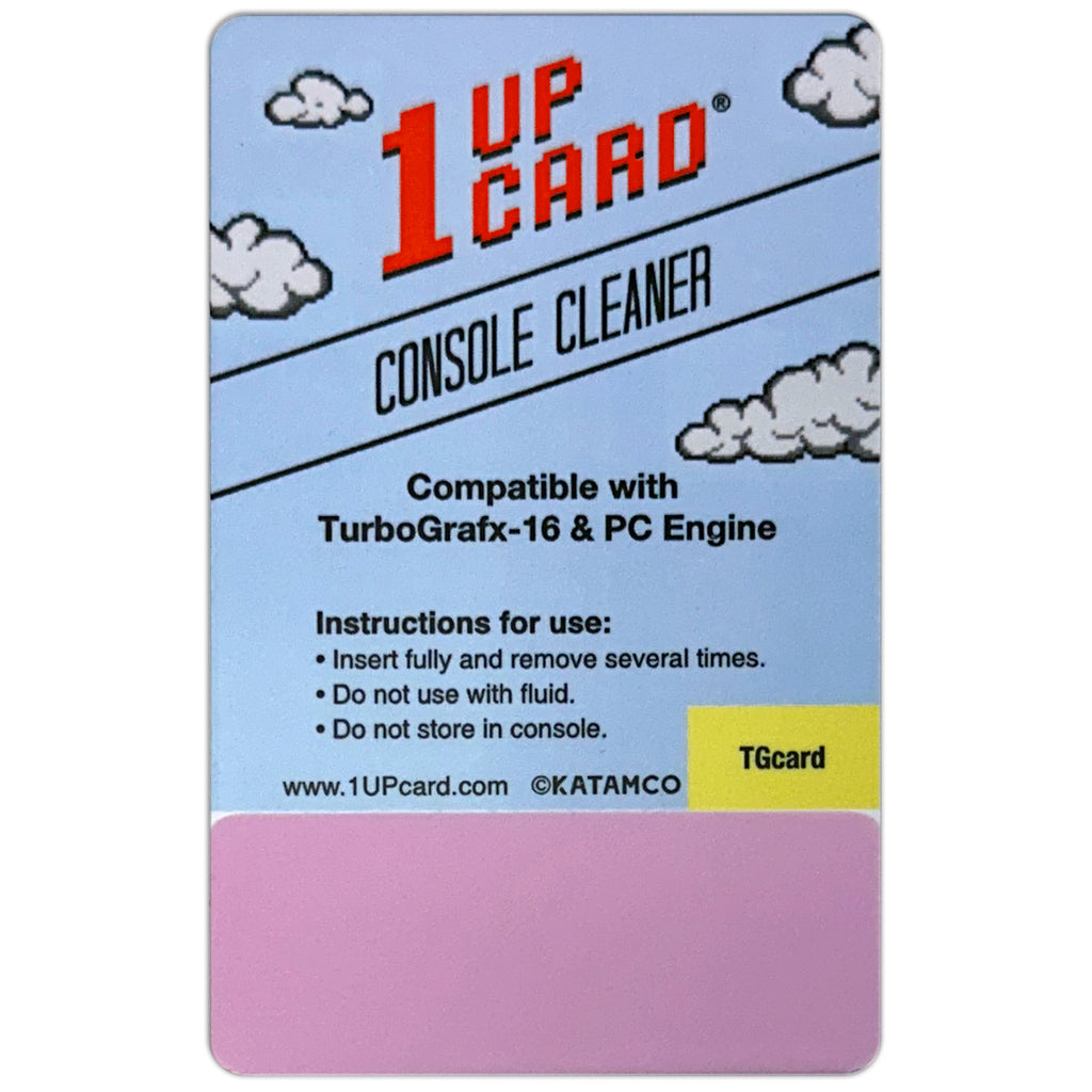 1UPcard™ Video Game Console Cleaner Compatible with TurboGrafx-16 & PC Engine