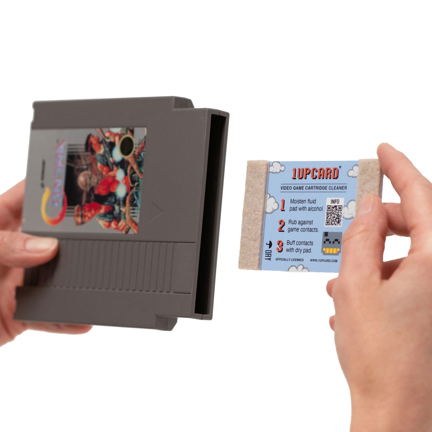 1UPcard™ Cleaning Kit Compatible with NES (Nintendo Entertainment System) - Bundle - (save 11%)