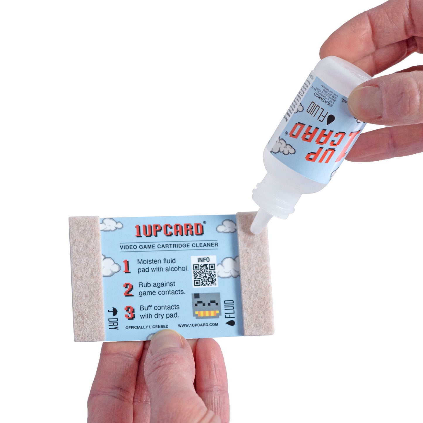 1UPcard™ Cleaning Kit Compatible with NES (Nintendo Entertainment System) - Bundle - (save 11%)