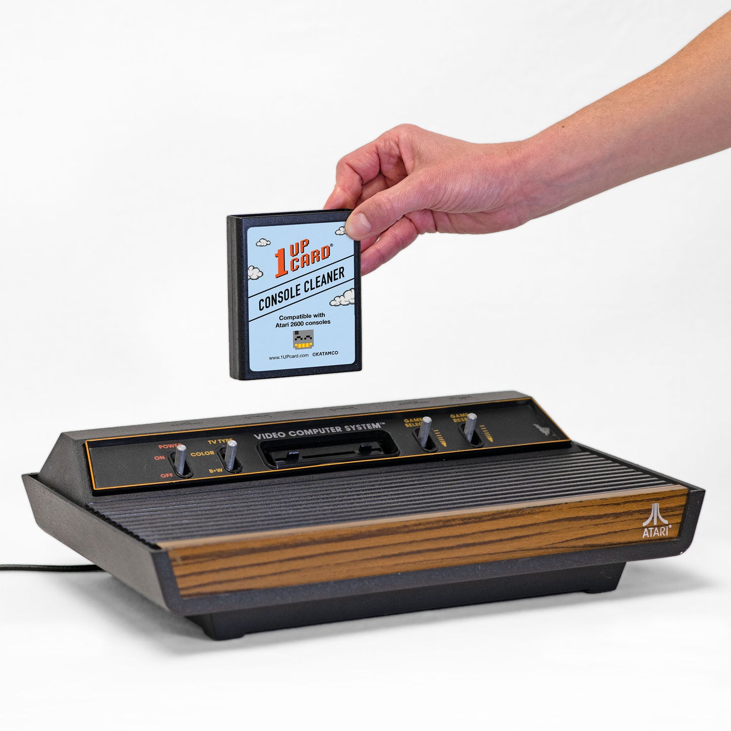 1UPcard™ Video Game Console Cleaner Compatible with Atari 2600 Video Game System