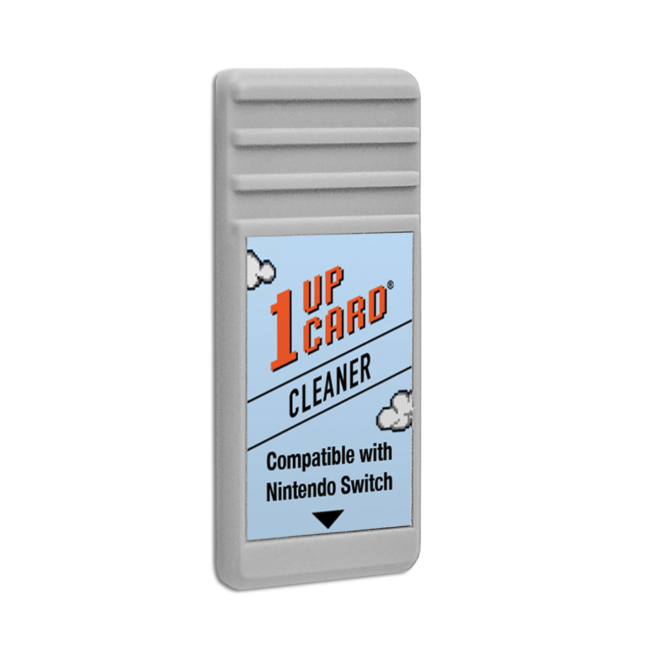 Console cleaner compatible with nintendo switch angled view