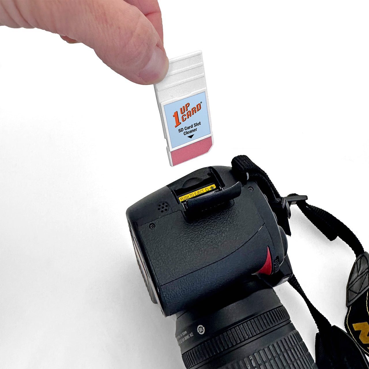 SD card slot cleaner compatible with SD readers for cameras
