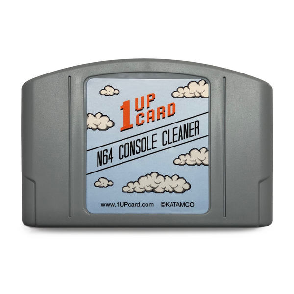 N64 Cleaning Cartridge Nintendo 64 Console Cleaner 1UPcard