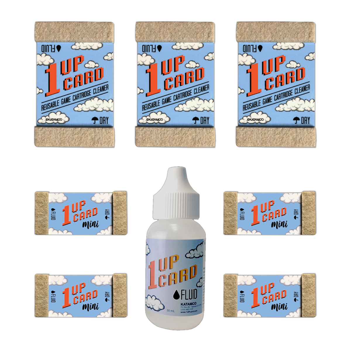 Mini 1UPcards and original size 1UPcard bundle