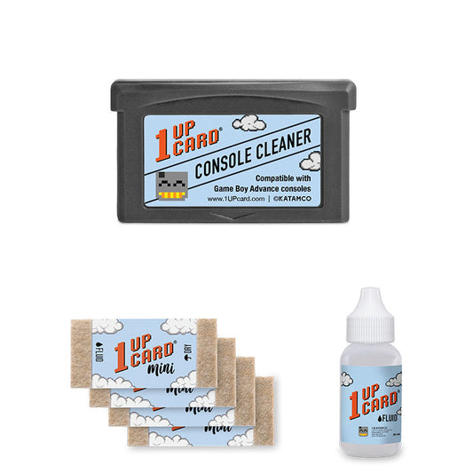 1UPcard™ Cleaning Kit Compatible With Game Boy Advance - Bundle (save 15%)