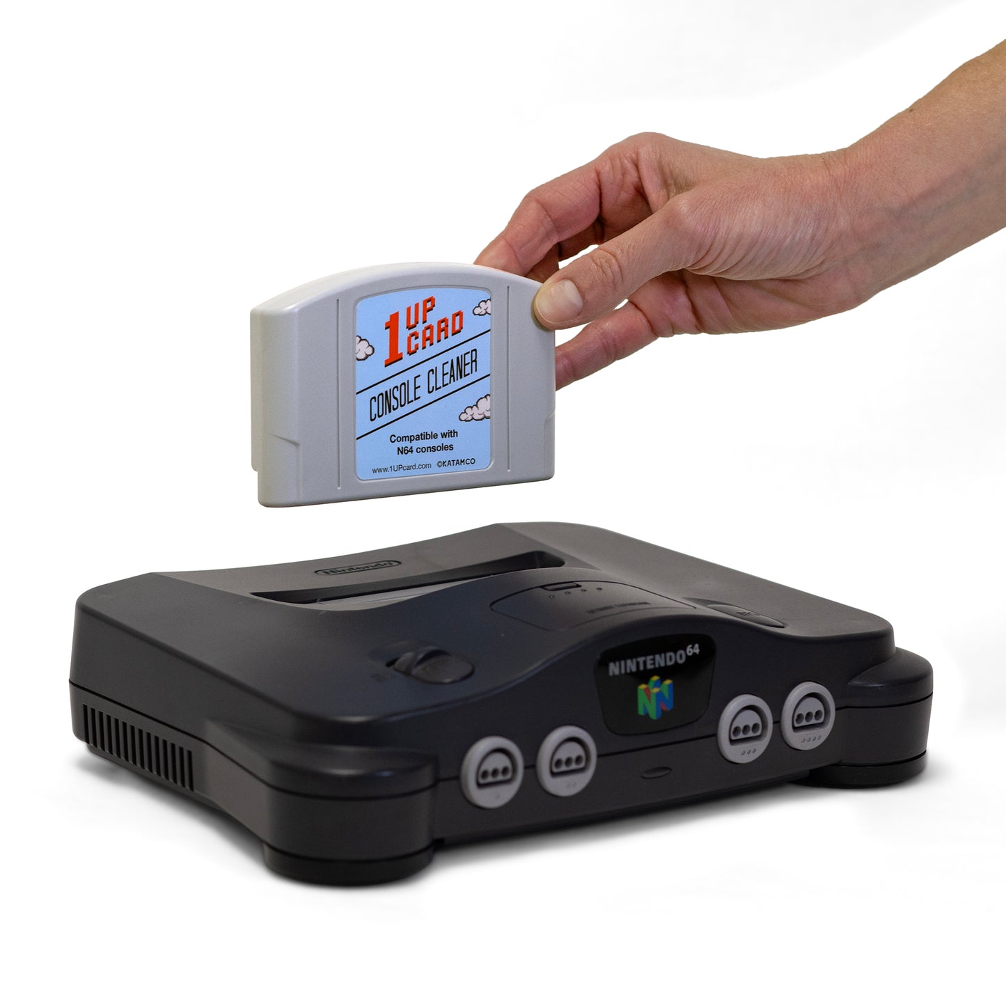 1UPcard_N64_console_cleaner_Nintendo_64_retro_video_game_cleaning_lifestyle_2