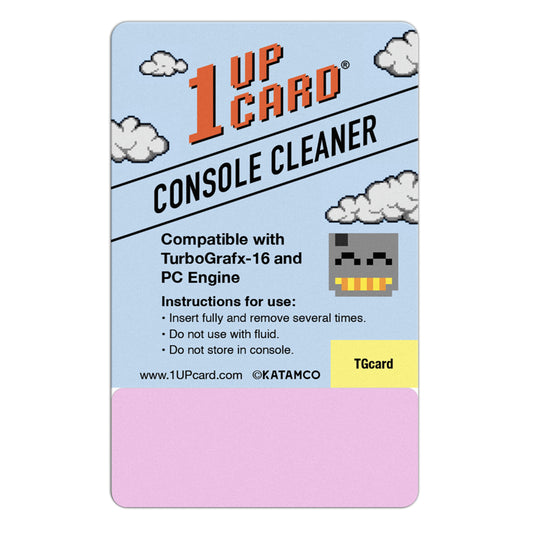 1UPcard™ Video Game Console Cleaner Compatible with TurboGrafx-16 & PC Engine