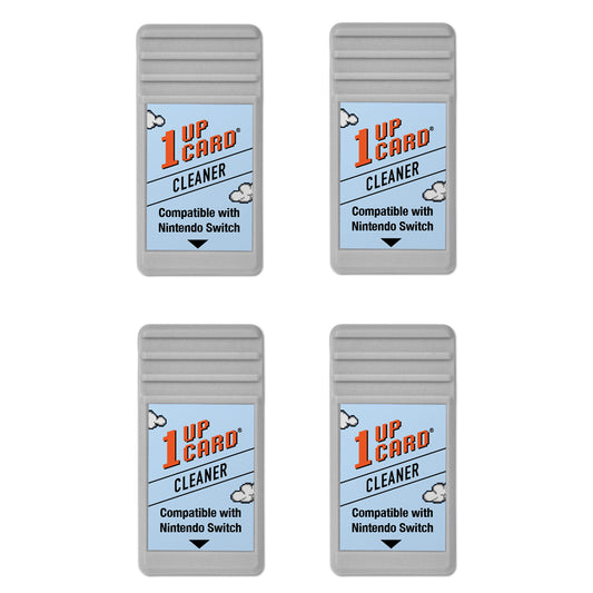 1UPcard™ Video Game Console Cleaner Compatible with Nintendo Switch - 4 pack