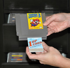 how to clean nintendo games with the 1UPcard