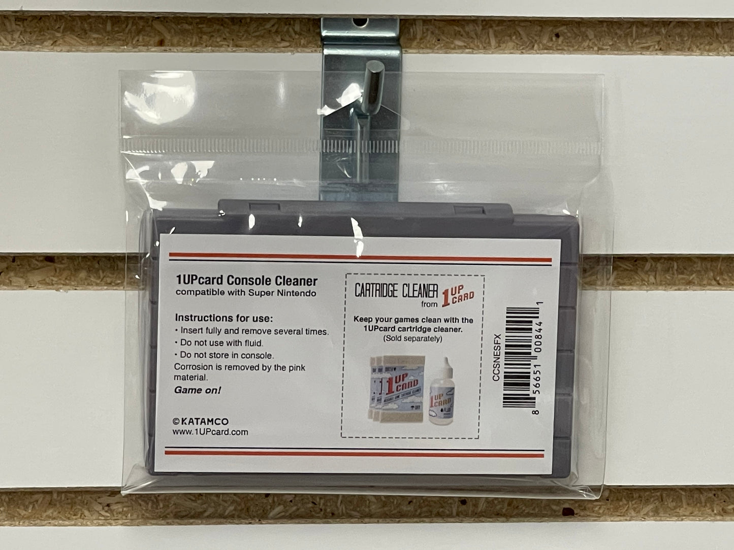 1UPcard™ Video Game Console Cleaner Compatible with Super Nintendo (SNES)