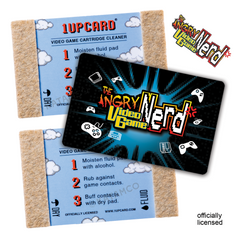AVGN 1UPcard™ 3 Pack - Nerd Logo - Officially Licensed Angry Video Game Nerd game cartridge cleaners