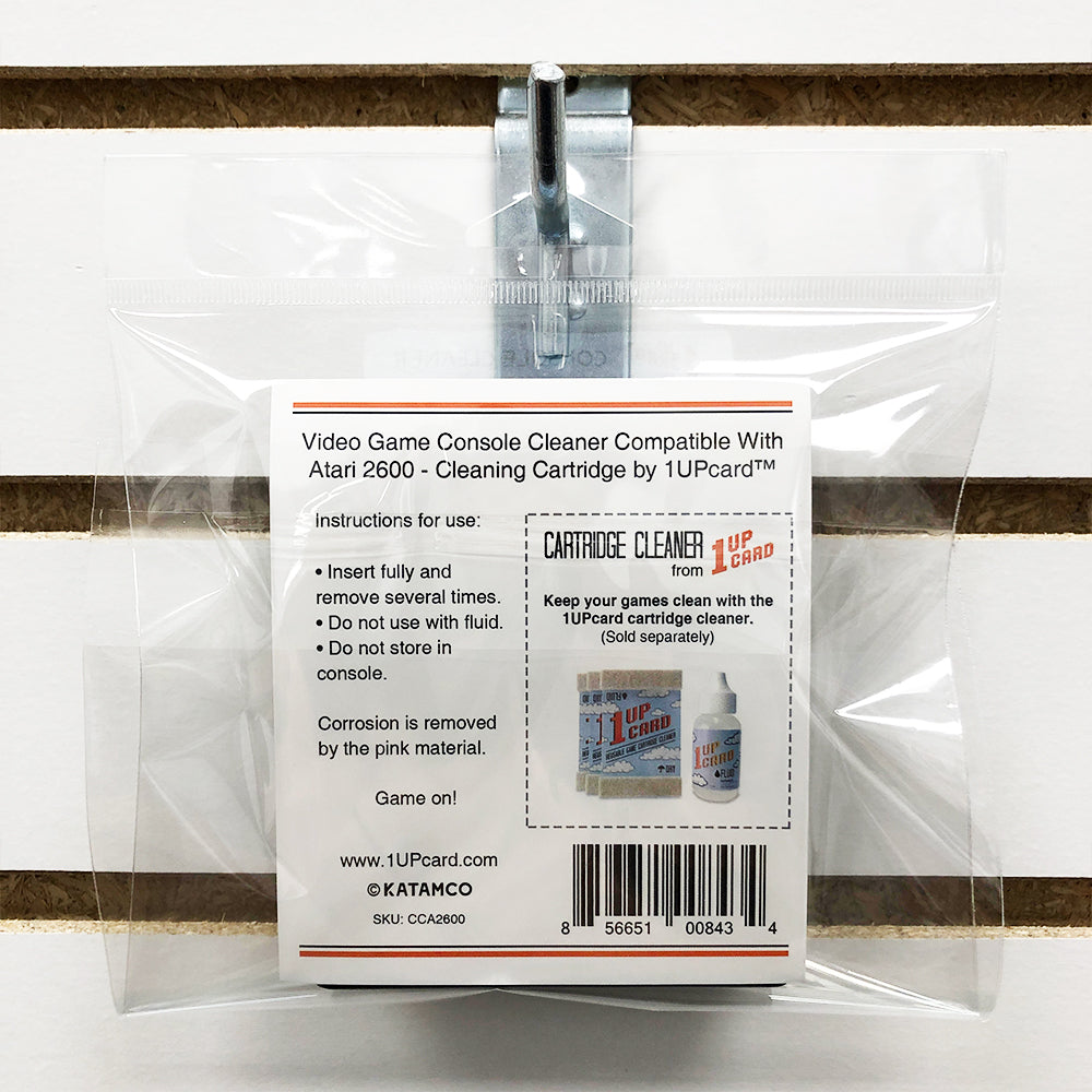 1UPcard™ Video Game Console Cleaner Compatible with Atari 2600 Video G