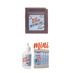 Game Boy console and game cleaning kit by 1UPcard