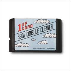 SEGA Console Cleaner - SEGA Genesis / Mega Drive Cleaning Cartridge by 1UPcard™