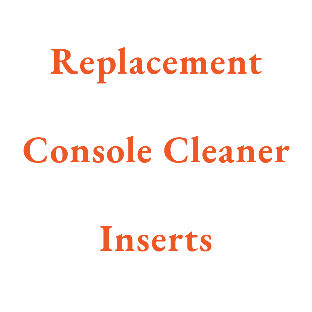 Replacement Console Cleaner Inserts